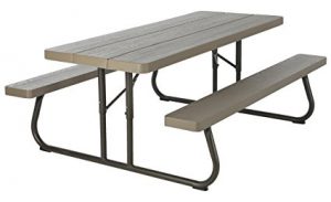 Lifetime Wooden-Grain Look Picnic Table: Best Wood Picnic Tables
