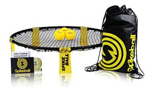 Spikeball is one of the best outdoor games for adults