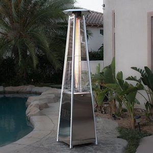 Best Patio Heaters 2020: Belleze Propane Outdoor Patio Heater - Pyramid Style With Dancing Flame