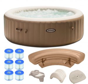 Best Inflatable Hot Tubs 2018: Inxtex PureSpa Bundle Package