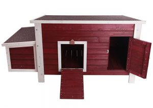 Best Chicken Coops For 4 Chickens 2019: PetsFit Red