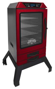 Best Digital Electric Smokers 2020: Smoke Hollow D4015RS 40-Inch Digital Electric Smoker with Smoke-Tronix Bluetooth Technology, Stand Included, Red 