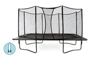 Best Trampolines for Gymnasts: JumpSport AlleyOOP PowerBounce 10’x17’ Trampoline with Enclosure