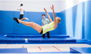 gymnastic trampolines