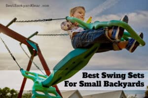 best swing sets for small backyards