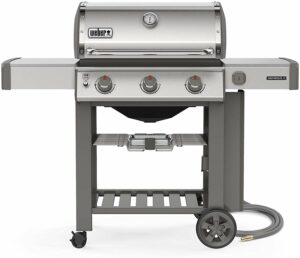 Weber Genesis 3 burner grill, stainless steel