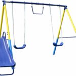 Sportspower My First Metal Swing Set with Slide