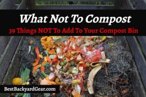 What not to compost list - post image title